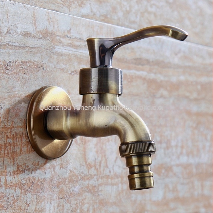 Ugradna slavina u zidu, jednoručna, od legure cinka, model B070-B072, 0–80°C, nazivni tlak 1.0 MPa