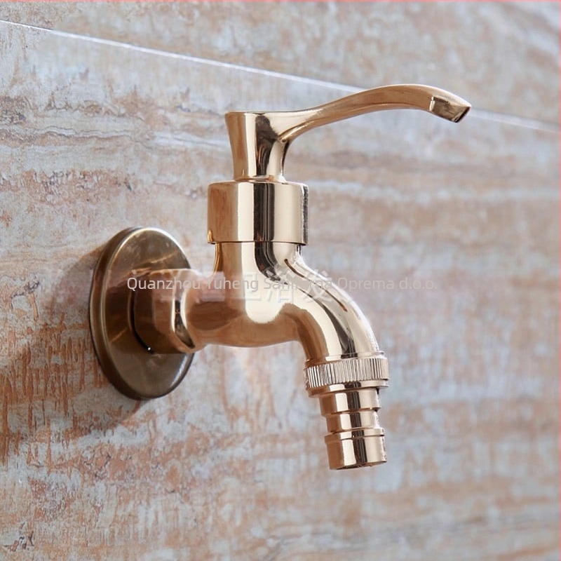 Ugradna slavina u zidu, jednoručna, od legure cinka, model B070-B072, 0–80°C, nazivni tlak 1.0 MPa