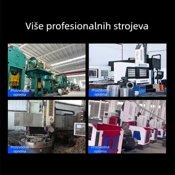 Nerđajući čelični prirub s vratom za zavarivanje, horizontalnog tipa, prema američkom standardu, otporan na koroziju