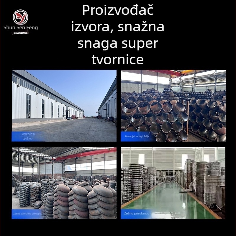 Nerđajući čelični prirub s vratom za zavarivanje, horizontalnog tipa, prema američkom standardu, otporan na koroziju