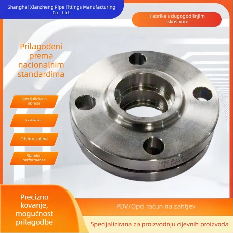 Priruba od nehrđajućeg čelika, kovana, plosnata zavarivačka priruba, aksijalni tip, DN100, promjer 108/114, Gb/t9119-2010