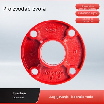 Osični spoj s prirubom, klampska veza, otporan na visoki tlak, model: priruba, brtva za prirubu