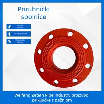 Duktilni lijev konverzijska prirubnica, vijčano spojenje, otpornost na visoki tlak, Klasa 1