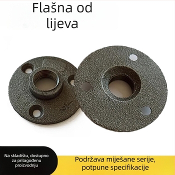 Flanšna pločica s tri otvora, aksijalni tip, vijčano spojeno, Malsteel materijal, otpornost na koroziju i visoki tlak