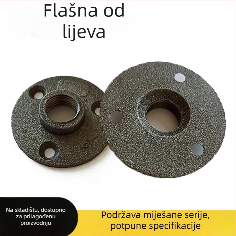 Flanšna pločica s tri otvora, aksijalni tip, vijčano spojeno, Malsteel materijal, otpornost na koroziju i visoki tlak