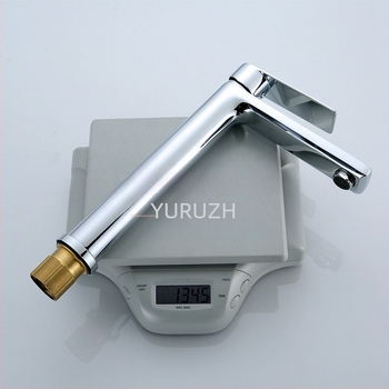 Slavina za umivaonik, mesingovo tijelo, miješalica, ugradnja ispod umivaonika, keramički disk ventil, jednoručni upravljač