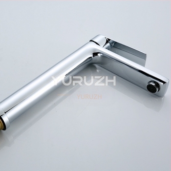 Slavina za umivaonik, mesingovo tijelo, miješalica, ugradnja ispod umivaonika, keramički disk ventil, jednoručni upravljač