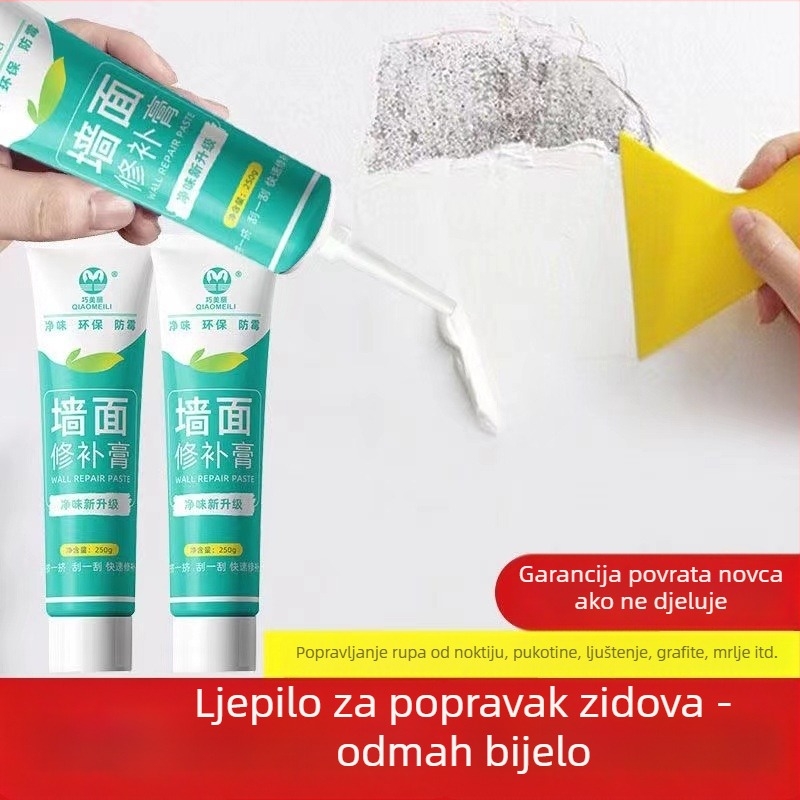 Žbuka za zidove s vodootpornom formulom za unutarnje i vanjske zidove, model 250GBQG; porijeklo Yiwu, Kina; rok trajanja 18 mjeseci