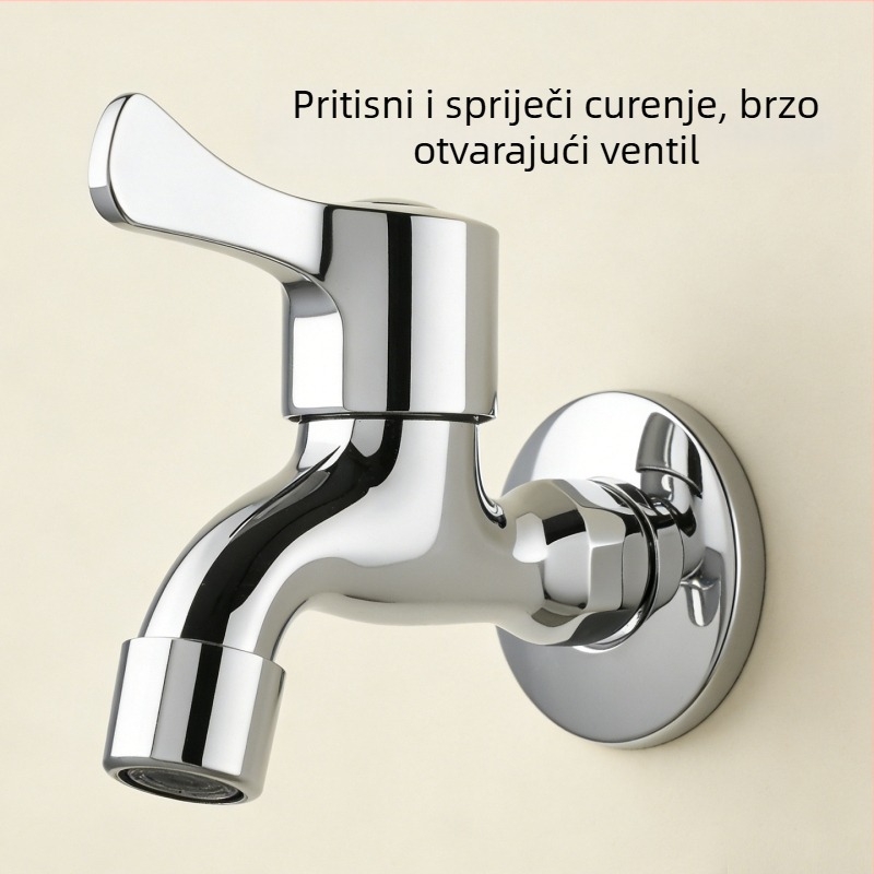 Joyou slavina za umivaonik s električnim toplim vodom, mesing tijelo, keramički disk ventil, otvaranje ključem, moderan minimalistički stil