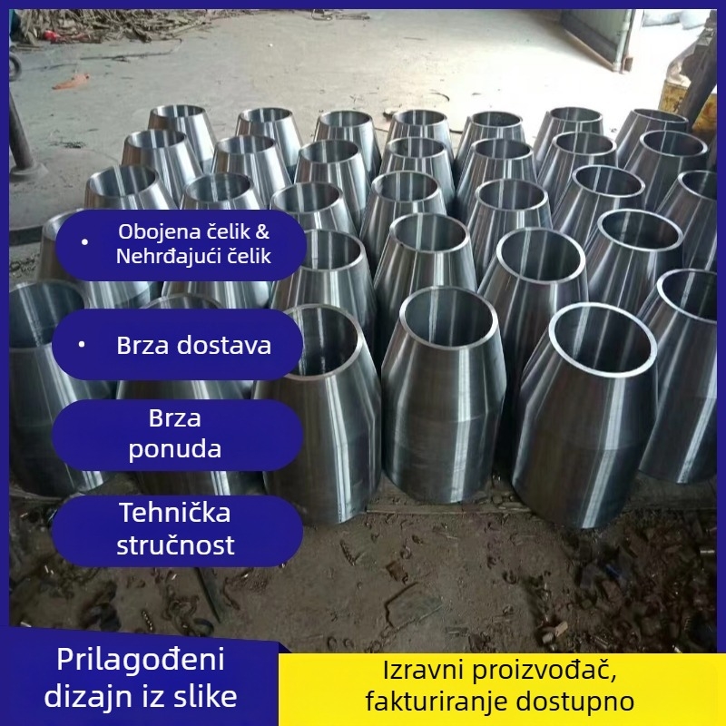 Kovani spojnik cijevi – legura čelika, DN32–DN2500, debljina zida 6–20, prva klasa