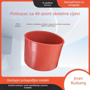 Plastična kapica za čelične cijevi, set od 48 komada za skelu s zaštitnim kućištem