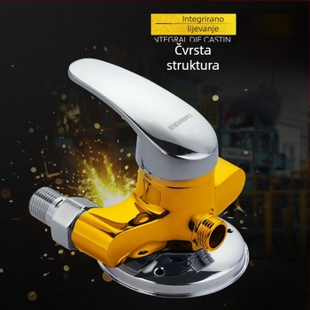 Otvoren miješani set za tuš TG-MING, djelomično bakar, CE potvrda, jedan spoj