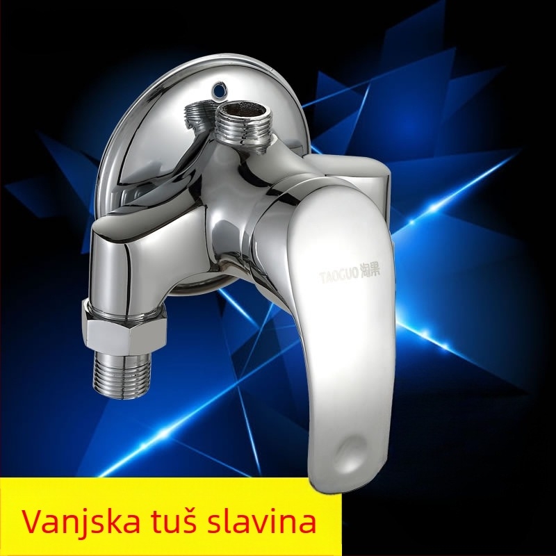 Otvoren miješani set za tuš TG-MING, djelomično bakar, CE potvrda, jedan spoj