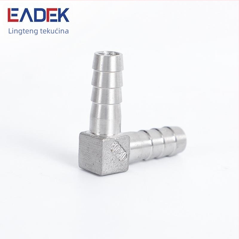 304 nehrđajući čelik, L-tip dvostruko utikač, spoj za crijevo s pagoda glavom, dvostruki spoj, Pagoda Elbow Hose Fitting, marka Lingteng, podrijetlo Zhejiang Quzhou