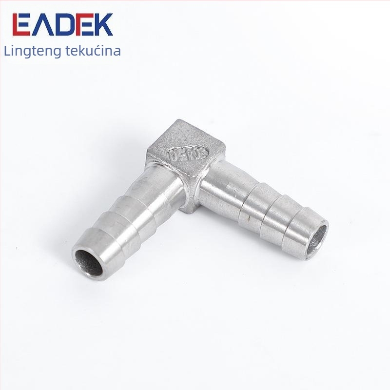 304 nehrđajući čelik, L-tip dvostruko utikač, spoj za crijevo s pagoda glavom, dvostruki spoj, Pagoda Elbow Hose Fitting, marka Lingteng, podrijetlo Zhejiang Quzhou