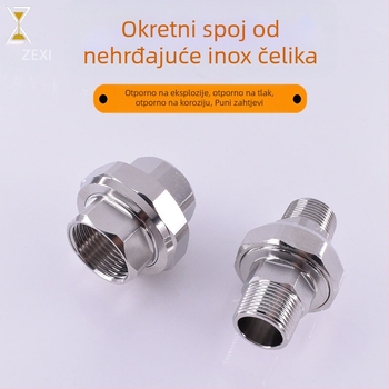 Navojni spoj od nehrđajućeg čelika za cijevi, debeli zid