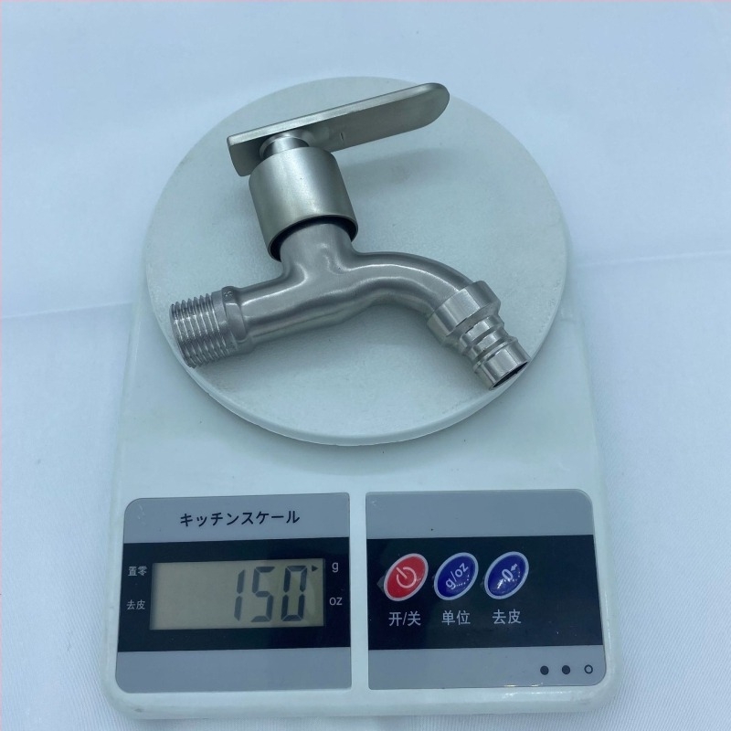 Ventil za perilicu rublja, nehrđajući čelik, zidni priključak, promjer sjedala ventila 9,5 mm, model JLL-006