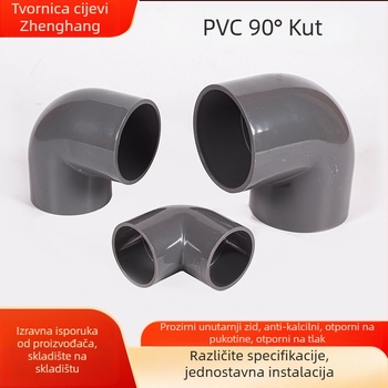 UPVC spoj za vodovodnu cijev, koljeno 90°, promjer Φ20, Klasa 1