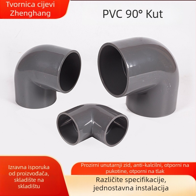 UPVC spoj za vodovodnu cijev, koljeno 90°, promjer Φ20, Klasa 1