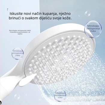 Tuš glava s digitalnim zaslonom, ručni tuš, veliki panel, zatvaranje vode jednim dodirom, kontrola temperature, podesiv tlak