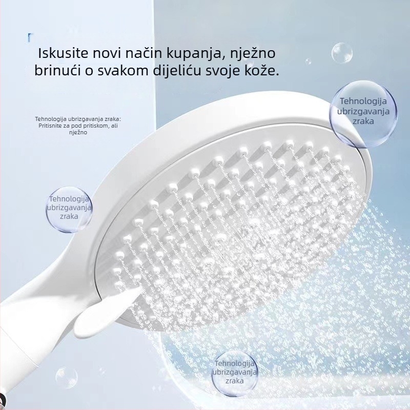 Tuš glava s digitalnim zaslonom, ručni tuš, veliki panel, zatvaranje vode jednim dodirom, kontrola temperature, podesiv tlak