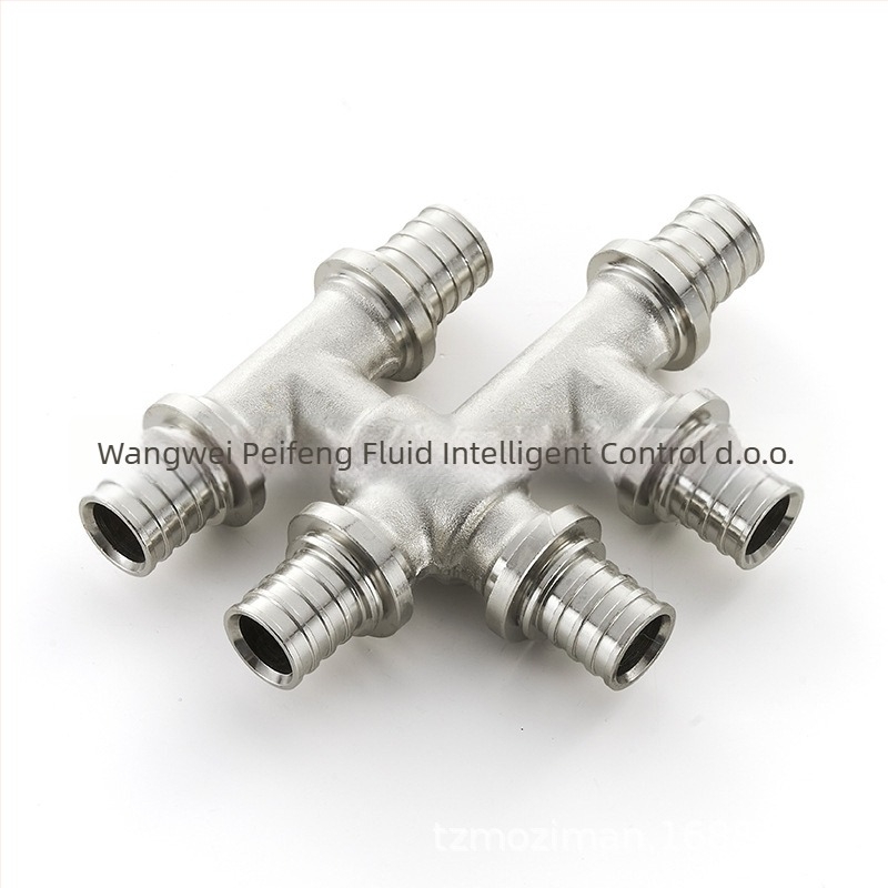 PF-1641 Bakreni šestoputni spoj za cijevi, promjer 10 mm, debljina stijenke 10 mm