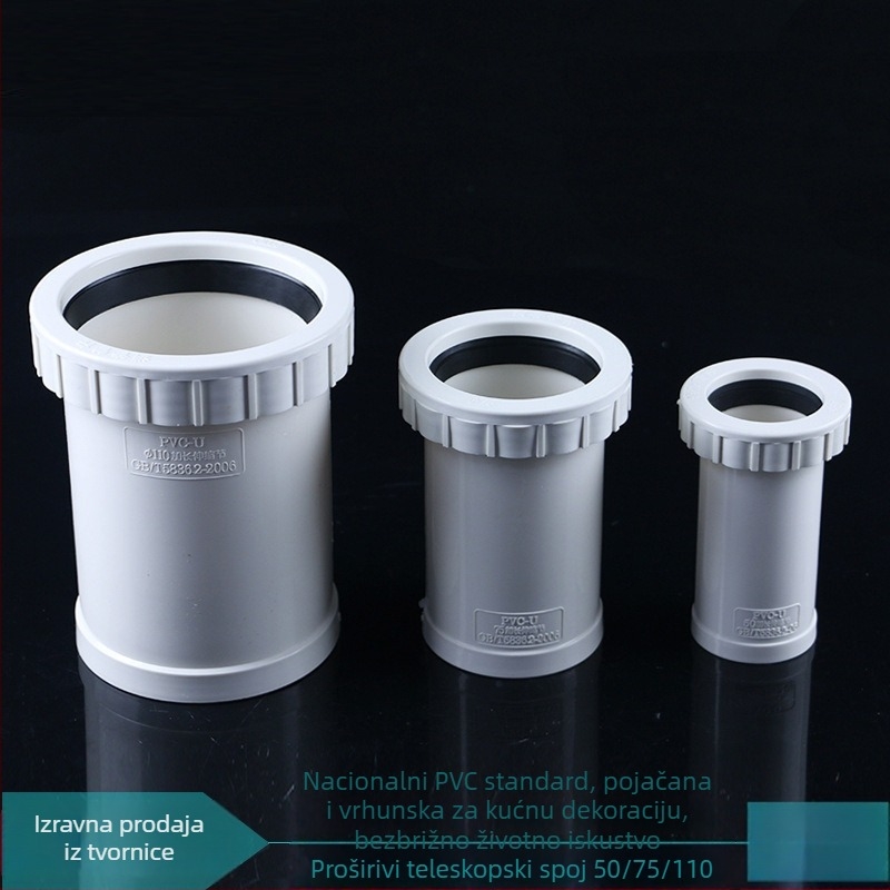 PVC vijčani proširivi spoj za odvodnju