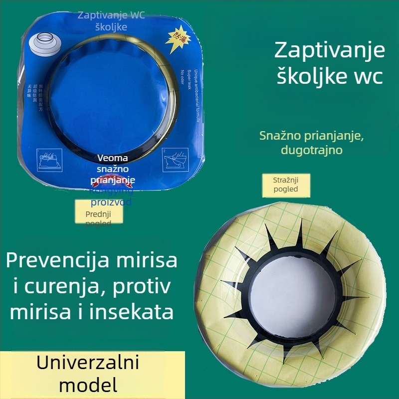 Brtvni prsten za toaletni flange – guma, Huixin, ručna instalacija, injekcijsko oblikovanje, modernistički minimalistički dizajn