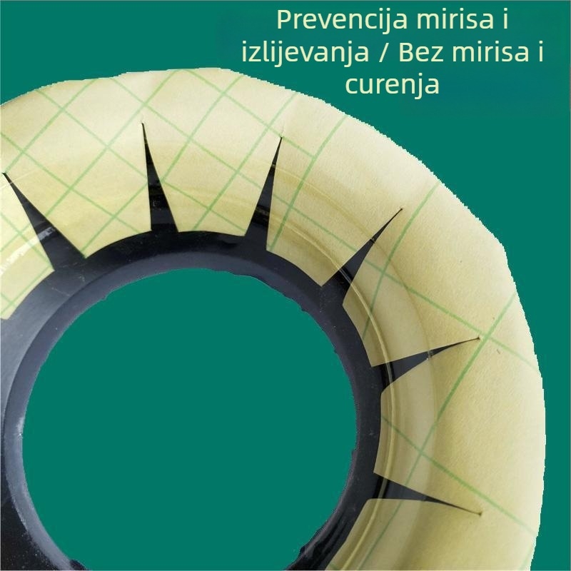 Brtvni prsten za toaletni flange – guma, Huixin, ručna instalacija, injekcijsko oblikovanje, modernistički minimalistički dizajn
