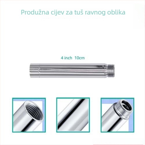Ugradbena tuš kolona — nehrđajući čelik, kišni režim, krom završna obrada, model 4FWG, skriveni tip