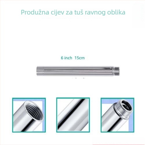 Ugradbena tuš kolona — nehrđajući čelik, kišni režim, krom završna obrada, model 4FWG, skriveni tip