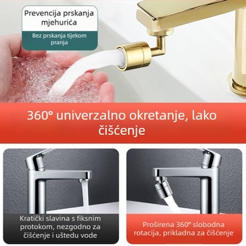 Električna kuhinjska slavina s keramičnim disk ventilom, kromirana površina, CE certifikat