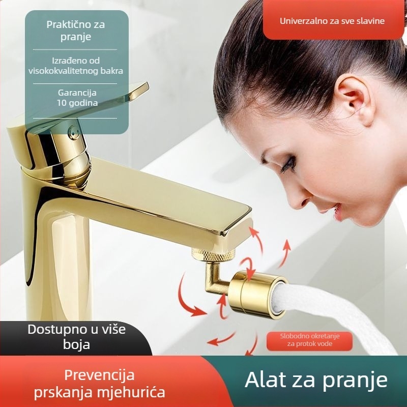 Električna kuhinjska slavina s keramičnim disk ventilom, kromirana površina, CE certifikat