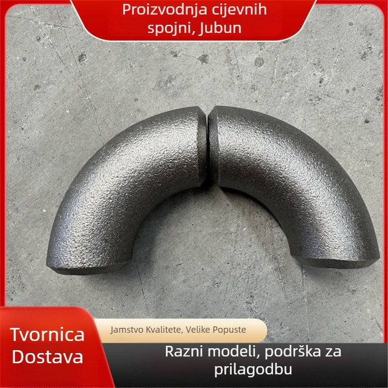 Kut cijevi, U-tip kratki radijus, 180°/90°/45°, čelik ugljik, debljina zida 3 mm, debljina cijevi 3 mm