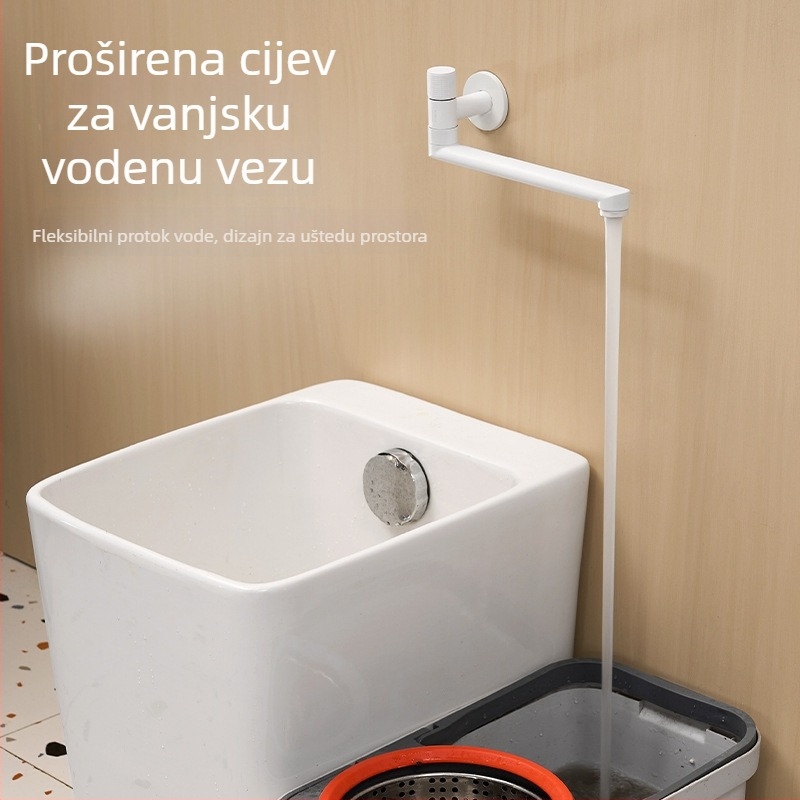 Kuhinjska slavina od mjedi s keramičkim ventila, sklopiva instalacija, jednoruka, model D015