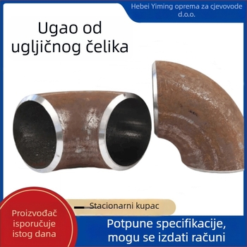 Ugljični čelični zavoj za zavarivanje, 90°/180°, butt-weld spoj, dobra elastičnost, otpornost na koroziju i visoki tlak