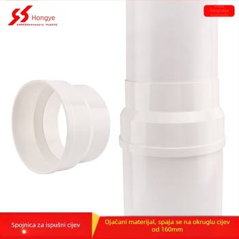 PVC cijevni spojni dijelovi, Modell 180, debljina zida 3.0 mm, Klasa A, Marka Jiangshan Red Leaves