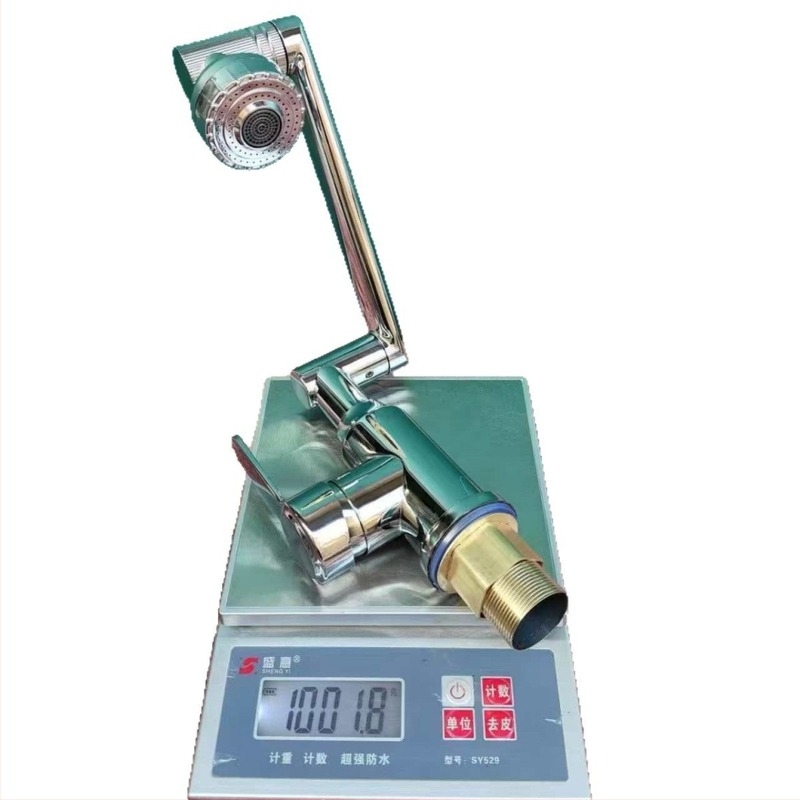 Lucky Cat slavina za umivaonik – miješalica, tijelo od nehrđajućeg čelika, keramički disk ventila, elektroplatinirani završetak, 1 MPa, 100°C, model Dh-21003-dd