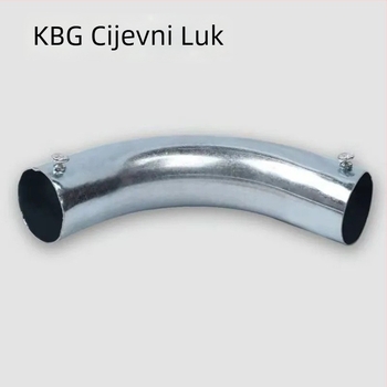 JDG koljeno cijevi, galvanizirano, 90°, debljina zida prilagođena, nacionalni standard