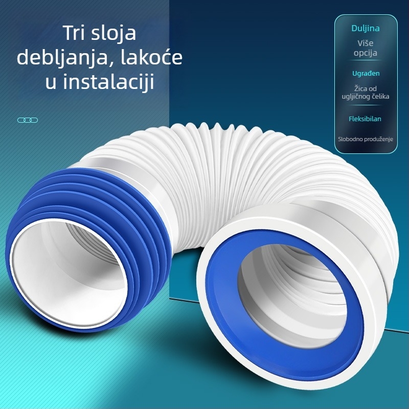 Toaletni flanš – PVC, branda Jufan bathroom, montaža ljepilom, moderan i jednostavan stil
