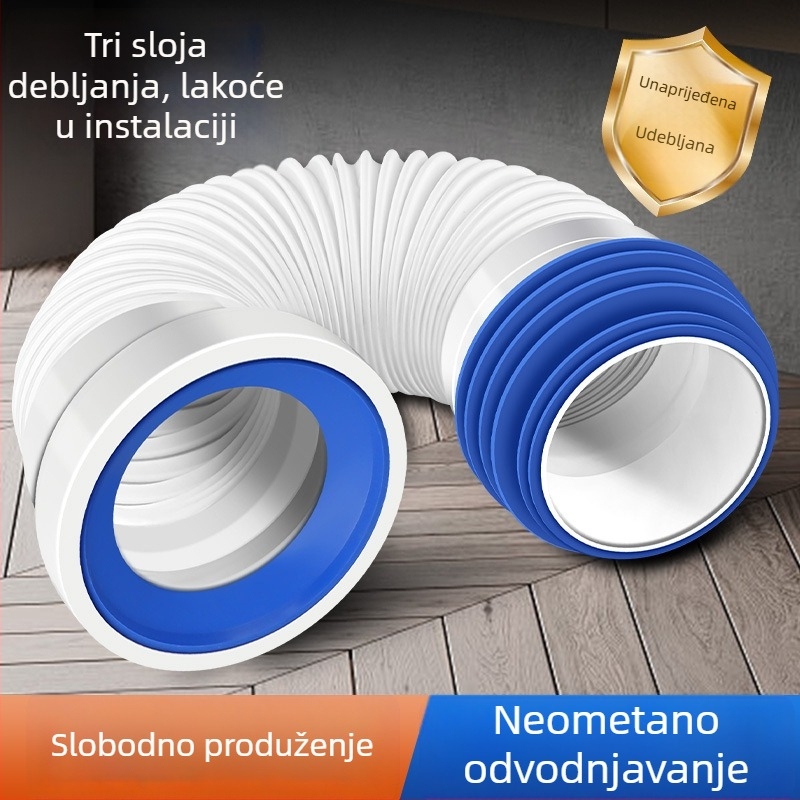 Toaletni flanš – PVC, branda Jufan bathroom, montaža ljepilom, moderan i jednostavan stil