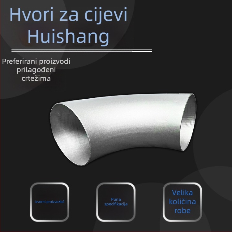 304/316L nehrđajući čelik butt-weld koljeno, 90° stupnjeva, nacionalni standard