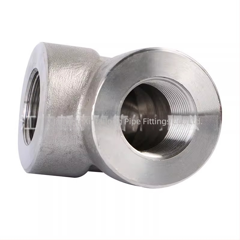 Nerđajuće čelično koljeno 304L/316L, Socket Weld, 90°, visok tlak 3000 lb