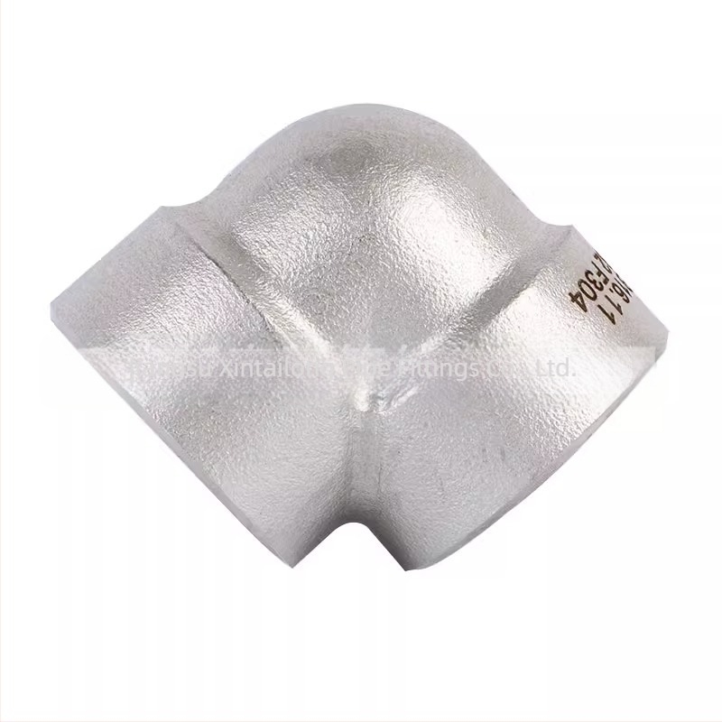 Nerđajuće čelično koljeno 304L/316L, Socket Weld, 90°, visok tlak 3000 lb