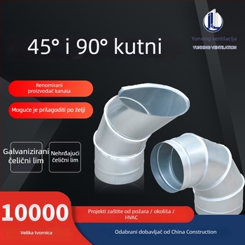 S-oblik koljena za ispušni sustav od nehrđajućeg čelika, 45°/90°, otporan na koroziju, model Yx-s01