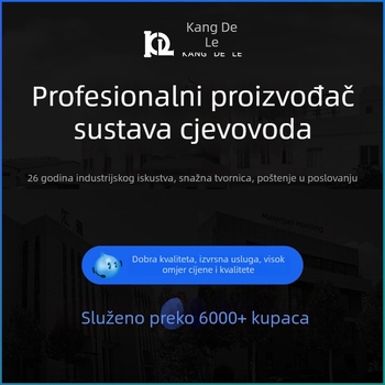 OEM prilagođeni nehrđajući čelik 90° koljeno za vakuumske cijevi u računalnoj sobi, promjer jednake širine