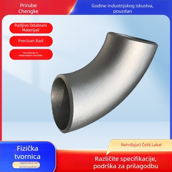Nerđajući čelični kut 90° za zavarivanje, Butt Weld, Ø21–3000 mm, debljina zida 2–30 mm