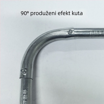 KBG/JDG galvanizirano koljeno za cijevi, desni kut za elektrokanale