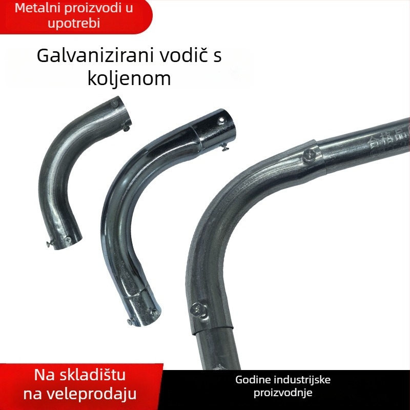 KBG/JDG galvanizirano koljeno za cijevi, desni kut za elektrokanale