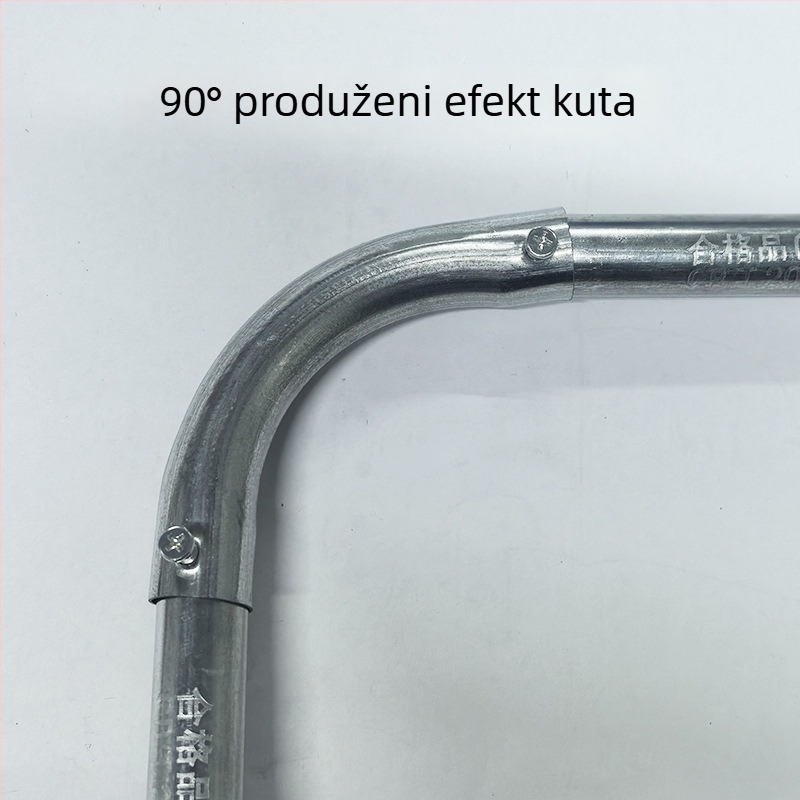 KBG/JDG galvanizirano koljeno za cijevi, desni kut za elektrokanale